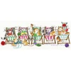 Bothy Threads Cross stitch kit "Kitty Knit" XMS4 52x22 cm