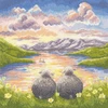 Bothy Threads Cross stitch kit "Love And Light" XLP3 26x26 cm