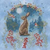 Bothy Threads Cross stitch kit "Midnight Moongazer" XJS2 26x26 cm