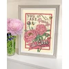 Bothy Threads Cross stitch kit "Peony The One" XAS2 17x23 cm