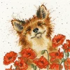 Bothy Threads Cross stitch kit "Poppy Field" XHD33 26x26 cm