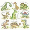 Bothy Threads Cross stitch kit "Raar!" XKG14 26x26 cm