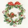 Bothy Threads Cross stitch kit "Robin Wreath" XX14 26x26 cm