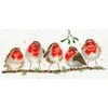 Bothy Threads Cross stitch kit "Rockin' Robins" XHD69 39x18 cm