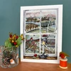 Bothy Threads Cross stitch kit "Rosehip Window" XDD7 25x36 cm