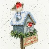 Bothy Threads Cross stitch kit "Santa Please Stop Here" XHD55 26x26 cm