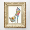Bothy Threads Cross stitch kit "Stained Glass Slipper" XSK7 22x29