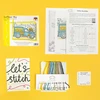 Bothy Threads Cross stitch kit "Sunflower Way" XKTB26 28x20 cm
