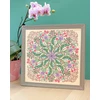 Bothy Threads Cross stitch kit "Swirling Thistles" XBUF3 28x28 cm