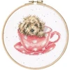 Bothy Threads Cross stitch kit "Teacup Pup" XHD119P 15x15 cm