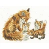 Bothy Threads Cross stitch kit "The Bedtime Kiss" XHD112 33x25 cm