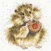Bothy Threads Cross stitch kit "The Diet Starts Tomorrow" XHD37 26x26 cm