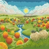 Bothy Threads Cross stitch kit "Watching The World Go By" XLP9 26x26 cm