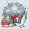 Bothy Threads Cross stitch kit "Winter Waddle" XJS3 26x26 cm