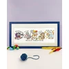 Bothy Threads Cross stitch kit "You've Cat To Be Kitten Me" XJE1 40x12 cm
