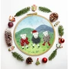Bothy Threads Felt Embroidery "Woolly " JUMpers" EFE1 15x15 cm