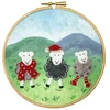 Bothy Threads Felt Embroidery "Woolly " JUMpers" EFE1 15x15 cm