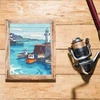 Bothy Threads Long Stitch Kit "Fishermen's Rest" LSBE2 19x27 cm