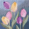 Bothy Threads Long Stitch Kit "Long Stitch - Tulips" DWSLS13 11x11 cm
