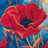 Bothy Threads Long Stitch Kit "Long Stitch - Poppy Head" DWLSPH 20.5x21.5 cm