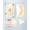 Bothy Threads Cross stitch kit "Greeting Card - Pretty In Rožinė" XGC55-TP 10x16 cm