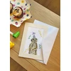 Bothy Threads Cross stitch kit "Greeting Card - On The Lookout For A Party" XGC54-TP 10x16 cm