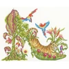 Bothy Threads Cross stitch kit "WalkOn The Wild Side" XSK26 28x22 cm