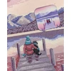 Bothy Threads Needle Minder "A Pawfect Place By The Vanduo" XA72 4x4 cm