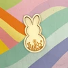 Bothy Threads Needle Minder "Wooden Bunny" XA71 3x5.5 cm