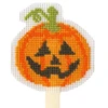 Bothy Threads Siuvinėjimo kryželiu rinkinys "Spooky - Pumpkin" HOP5 10x11 cm