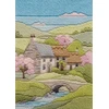 Bothy Threads Siuvinėjimo rinkinys "Long Stitch Seasons - Spring Cottage" BT-DW14MLS9 24x17 cm