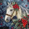 Letistitch Siuvinėjimo kryželiu rinkinys "Žiemos arklys" 20x20cm SLETIL9955