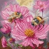 Letistitch Kryželiu siuvinėjimo rinkinys „Medaus žiedai“ 23x23 cm SLETIL9933