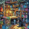Letistitch Kryželiu siuvinėjimo rinkinys „Užburta biblioteka“ 29x29 cm SLETIL9935