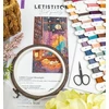 Letistitch Ristinukų rinkinys "Kristalinė mėnesiena" 18 x 32 cm SLETIL9994