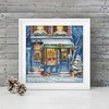 Letistitch Kryželiu siūlų rinkinys Kalėdų dovanos Parduotuvė 21x21cm SLETIL8109