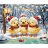 Letistitch Kryželiu siuvinėjimo rinkinys "Šventiniai ančiukai" 24 x 20 cm SLETIL9968