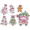 Letistitch Ristinukai rinkinys "Kalėdiniai papuošalai" 9 cm (6 vnt.) SLETIL9969