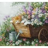 luca S Kryželių siuvinėjimo rinkinys. "Miegančio kačiuko" 33x30 cm SBU5093