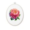 luca S Siuvinėjimo kryželiu rinkinys su lankelis ‘Coral Charm’ bijūnas 12x12cm SBC205