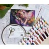 LetiStitch luca S Siūlų kryželiu rinkinys "Gėlių lova" 42x28cm SLETIL8081