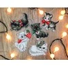 LetiStitch luca S Kalėdiniai kačiukų žaislai SLETI987