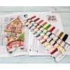 LetiStitch luca S Kalėdinių žaislų rinkinys Nr. 4 / iš 5 dalių po 16x16cm SLETIL8055