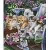 luca S Skaičiuotas kryželiu siuvinėjimo rinkinys "Purfect Gardening Buddies" SBU5026