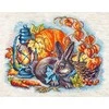 LetiStitch luca S Ruduo su triušiu 25x20 cm SLETIL8998