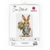 luca S Skaičiuojamo kryžminio dygsnio rinkinys "The Bunny's Surprise" 10x14cm SB1409