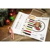 luca S Siuvinėjimo kryželiu rinkinys su lankeliu "Santa's Surprise" 13,5x15cm SBC236