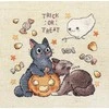 LetiStitch luca S Skaičiuojamo kryžminio dygsnio rinkinys "Trick Or Treat" №2 14x13cm SLETIL8815
