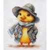 luca S Kryželiu siuvinėjimo rinkinys The Detective Duck 15x18 cm SB1416