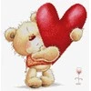luca S Kryželiu siuvinėjimo rinkinys "Big Heart" 18x19cm SB1422